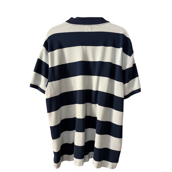Men’s Levi Striped Polo Blue Short Sleeve Size 3X Preppy - Picture 2 of 15